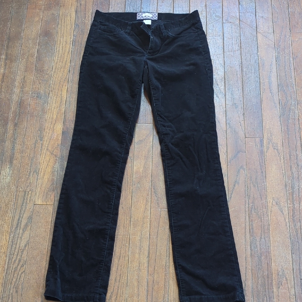J. Crew Black Corduroy Pants